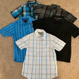 Set of 5 Boys Button Up Shirts